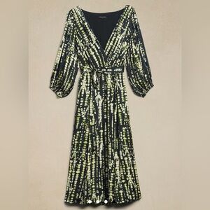 EUC BLOUSON MAXI DRESS from Banana Republic Factory size XS